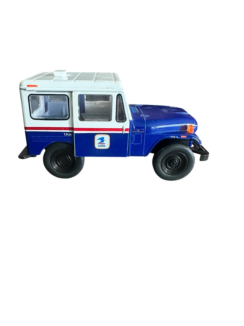 Kinsmart 5'' USPS 1971 Jeep DJ-5B BLUE 1:26 scale Diecast Model Car pull back